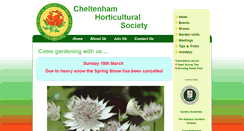 Desktop Screenshot of cheltenhamhorticultural.co.uk